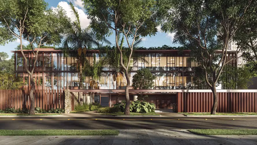 Featured image for “MissCorten®️ transforma o Gabriel Faria Lima Corporate em referência de design contemporâneo”